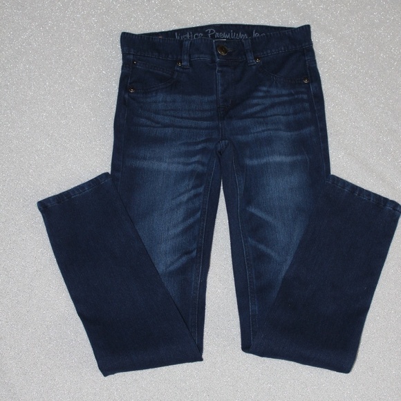 Girls Justice Knit Super Skinny Premiums Jeans - Picture 2 of 8